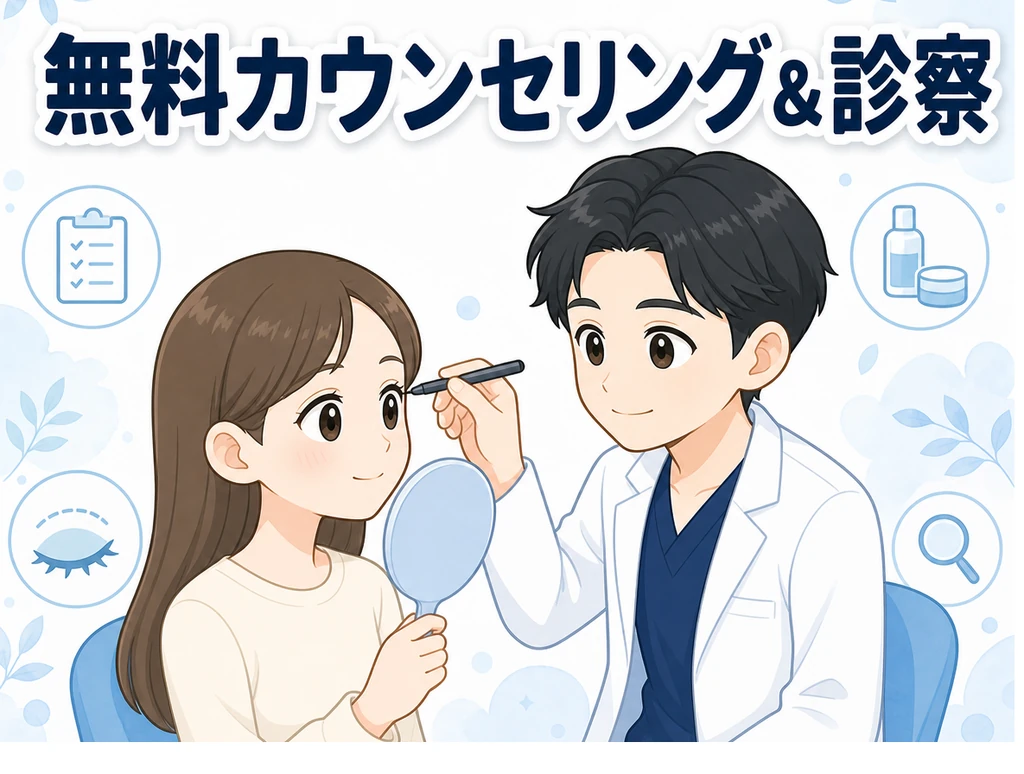 無料カウンセリングと診察